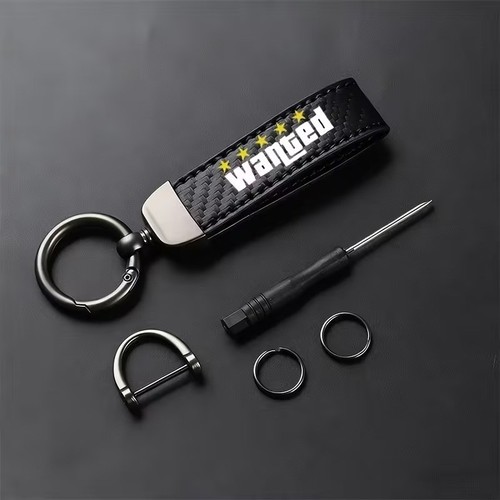 Wanted keyring keychain key - keyring,