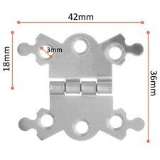 Small Cabinet Hinges 3 PAIRS