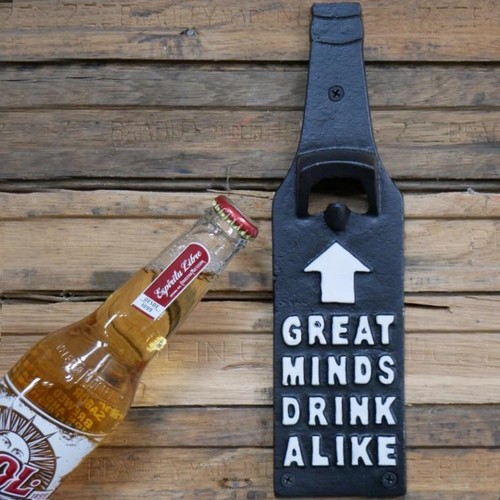 Wall bottle opener - home, garden