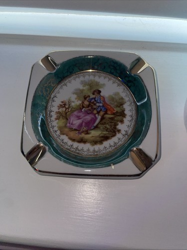 Limoges porcelain ashtray - limoges,