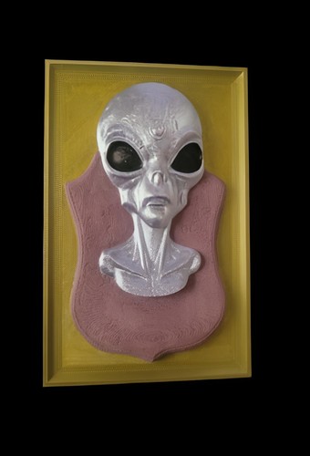 Alien head homemade - head, 3d