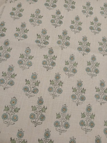 Baker poppy sprig aqua - baker,