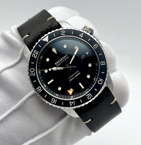 Bremont supermarine black - bremont, 43mm