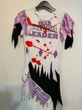 Girls Zombie Cheerleader fancy dress costume Age 10-12 years