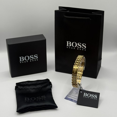 Hugo boss owan gold cuff - hugo,