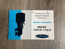 1970's Mercury 1350 & 1150 Outboard Motor Operation Manual