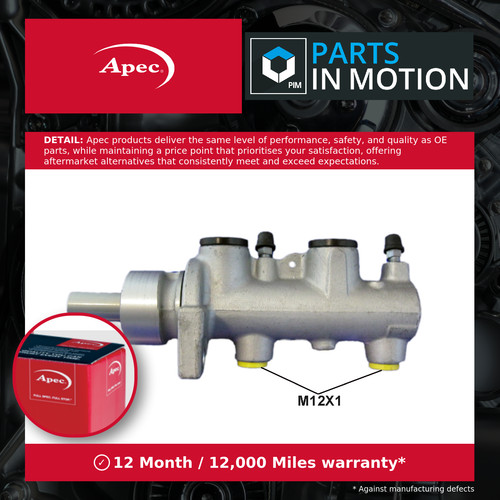 Brake master cylinder - cylinder, fits
