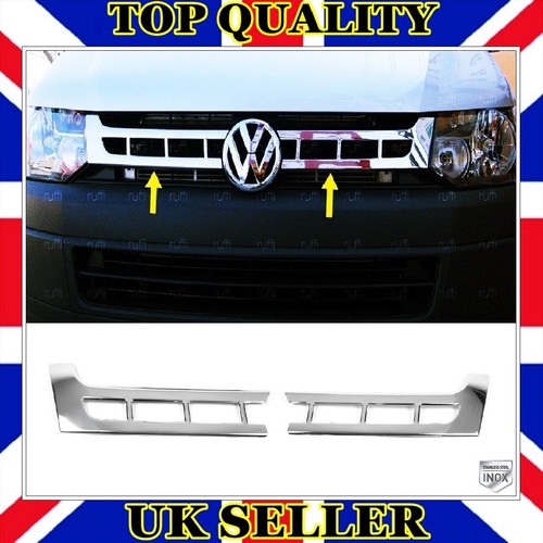 Chrome front grill pcs - front,