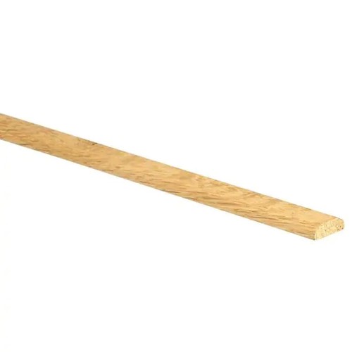 Oak shaped moulding 21mm - oak, d-shaped
