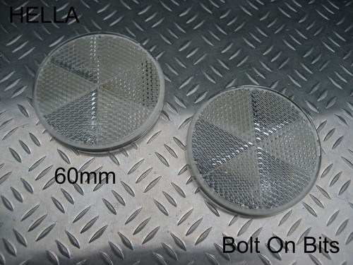 Hella white round front - white,