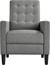 Grey modern recliner chair - grey,