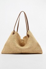 Zara Woven Tote Bag