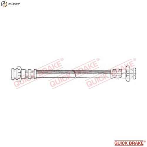 Brake hose 044 for - 22.044,