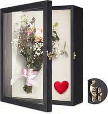 TJ.MOREE Flowers Shadow Box Display Case 11 X 14 Large Shadow Box Frame With