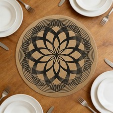 Bohemian-Style Round Placemats