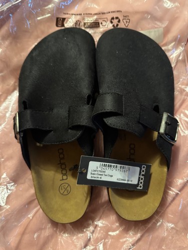 Closed toe cloggs black size - , 4