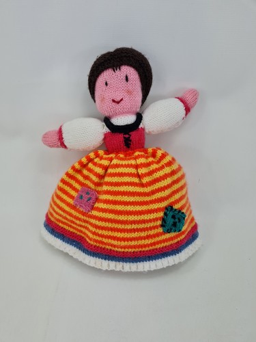 Hand knitted topsy - topsy, turvy