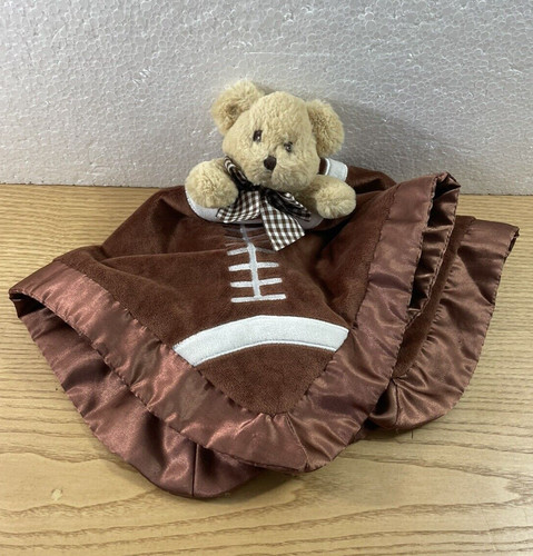 Teddy bear football lovey - teddy,