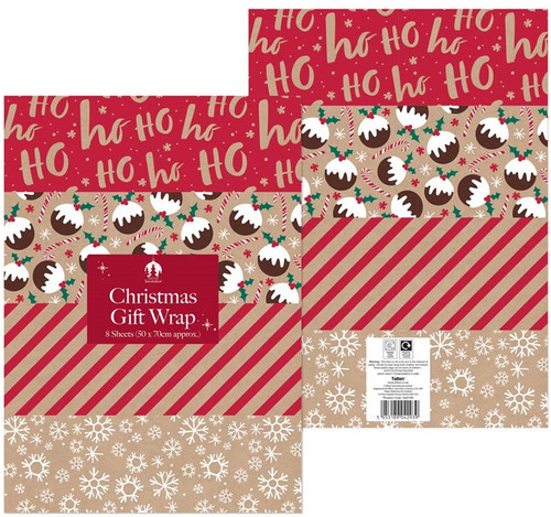 Christmas kraft gift wrapping - christmas,