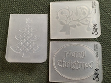 SIZZIX EMBOSSING FOLDERS. 7 x