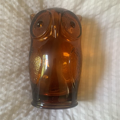 Cascade glass owl money box - glass,