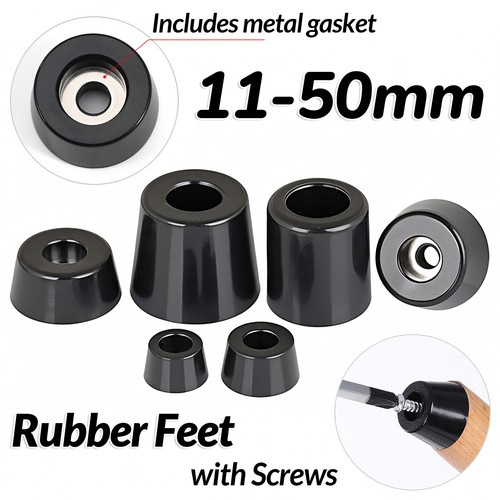 50mm rubber feet with - 11-50mm,