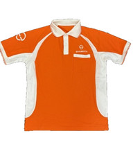 Schuberth Motorcycle Helmets Polo Shirt Orange
