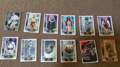 Genuine star wars force attax - genuine,