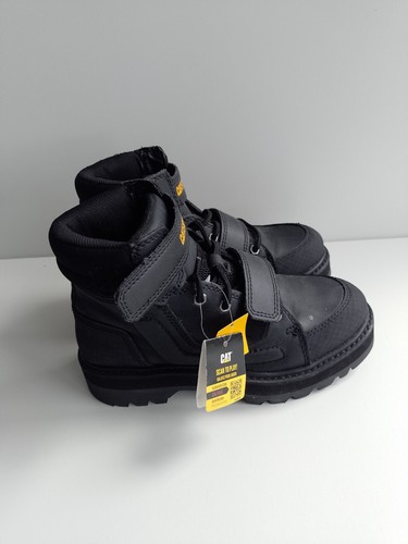 Cat caterpillar black leather - caterpillar,