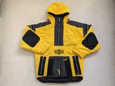 C&A Rodeo SnowGang Vintage Retro Ski Snowboarding Jacket Yellow Black Size M/L