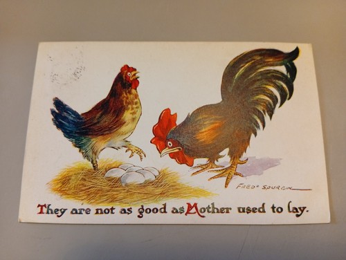 Vintage postcard comedy - vintage,