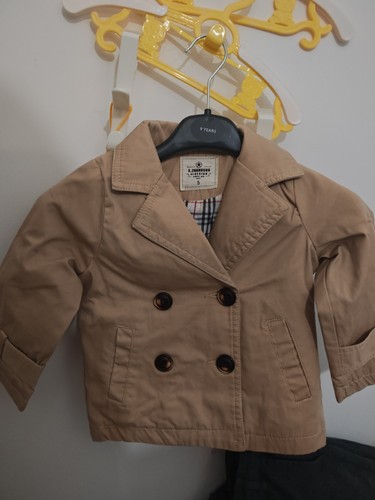 Kids tan trench coat - tan, age