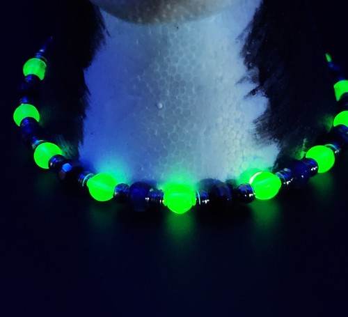Uranium glass bead mood - uranium,
