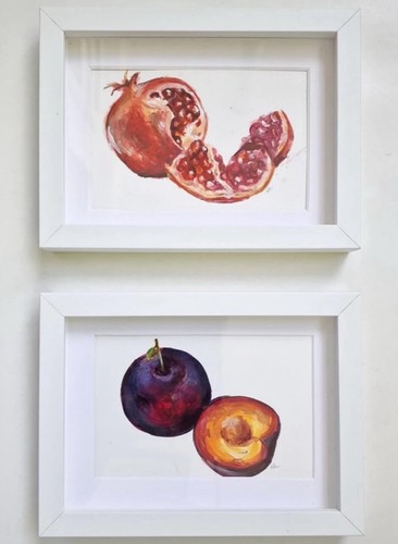 Set framed botanical - 2,,