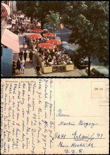 Postcard düsseldorf - postcard,