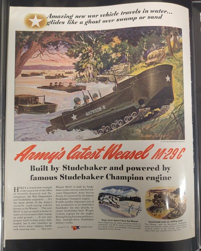 Wwii studebaker 29c - wwii, m-29c