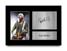 Paul Weller Signed Pre Printed