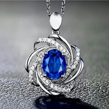 925 Sterling Silver Blue
