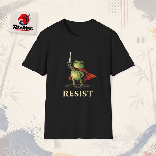 Resist frog knight shirt - resist, t-shirt