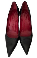 Roberto Cavalli black stilettos, silver heal used good condition size EU 38.5