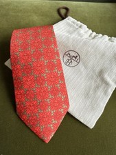 Hermès Paris Silk Tie – Red