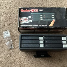 Vintage Fischer C-Box Audio Cassette Storage,  Universal Fit, New Old Stock