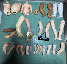 vintage doll parts lot