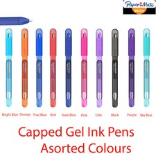 Paper Mate Roller ball Quick Drying Ballpoint Liquid Gel Ink Pens Assorted Color