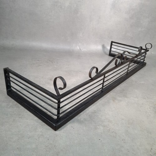Vintage wrought iron fireplace - wrought,