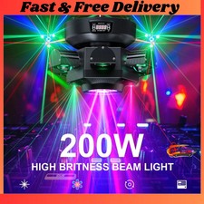 200W RGBW 6 Arms Rotate Laser