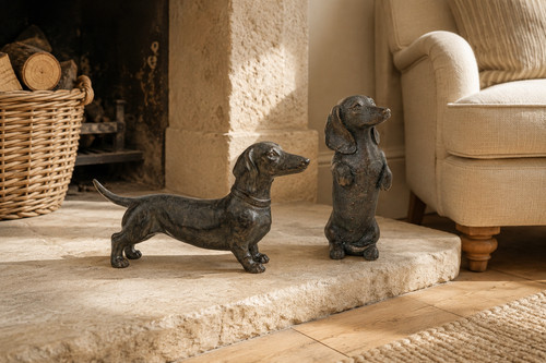 Bronze effect dachshund - effect,