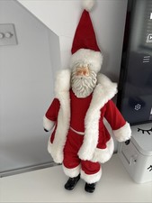 Vintage Father Christmas Santa Claus Traditional With Pot Head Feet And Hands21”