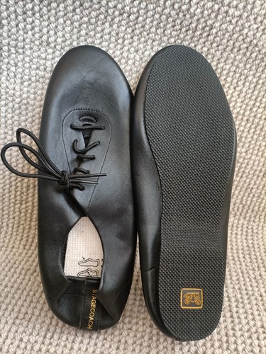 Jazz dance black shoes uk9 - black,