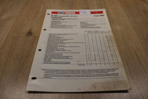 Yamaha xt500 1u6 inspection - xt500,
